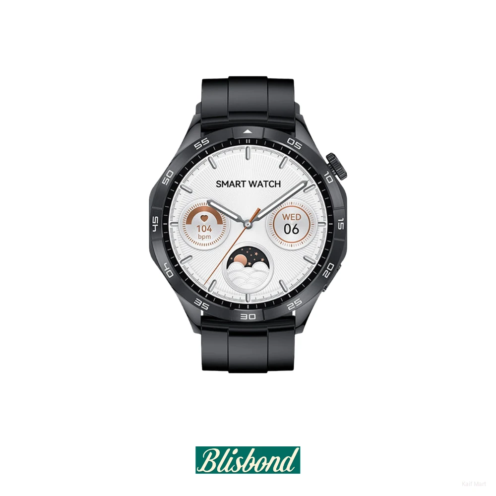 Blisbond Edge Smartwatch | High-Brightness AMOLED & BT Calling