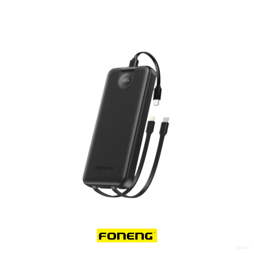 Foneng PX106 10,000mAh Power Bank | 22.5W Super-Fast Charging