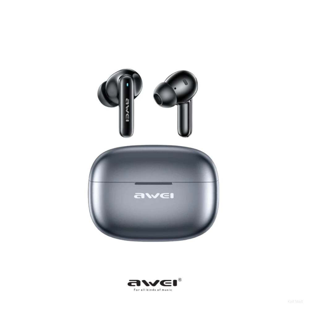 Awei T51 TWS Earbuds | ENC Noise Reduction & LED Display