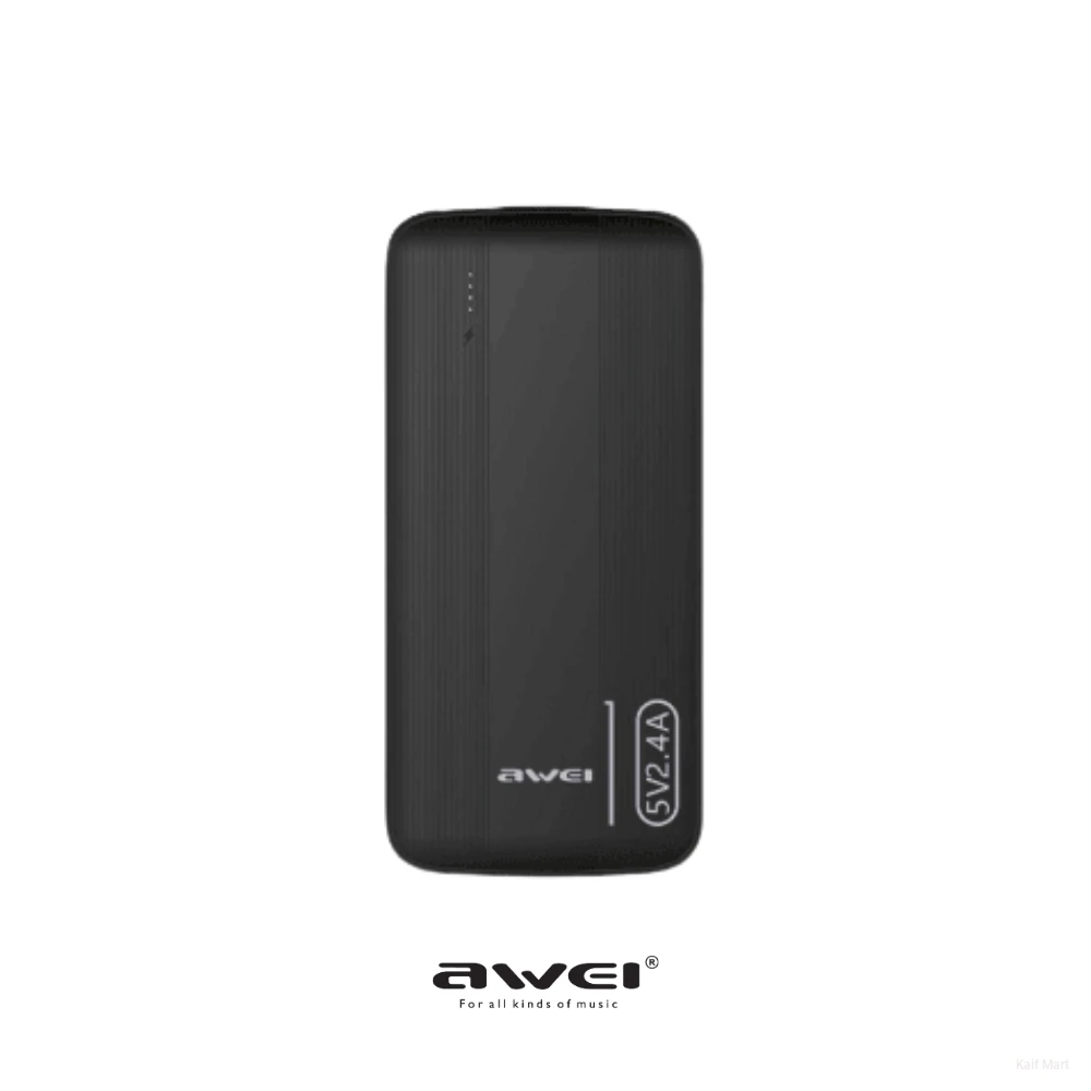 Awei P20K 10000mAh Power Bank | Dual USB Portable Charger