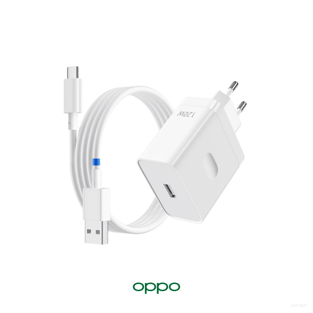 Oppo 120W SuperVOOC GaN Charger | Ultra-Fast Flash Charging Adapter