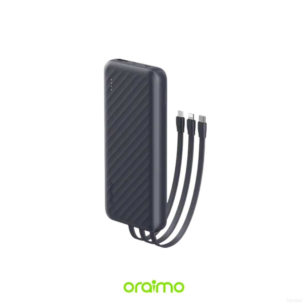 Oraimo Toast 10 Flash 10,000mAh | Ultra-Slim Portable Power Bank