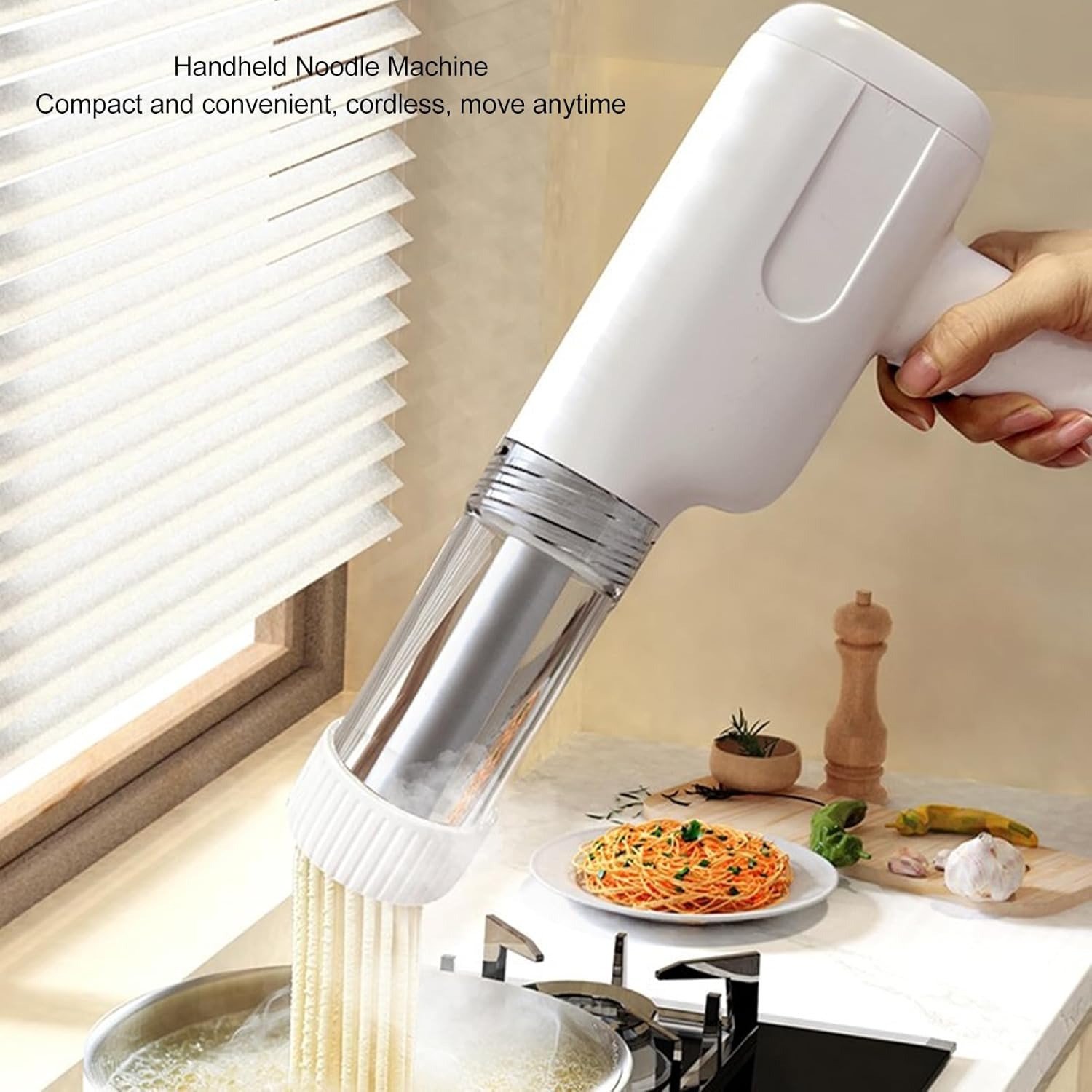 Rechargeable Noodles Maker with 6 Pattern