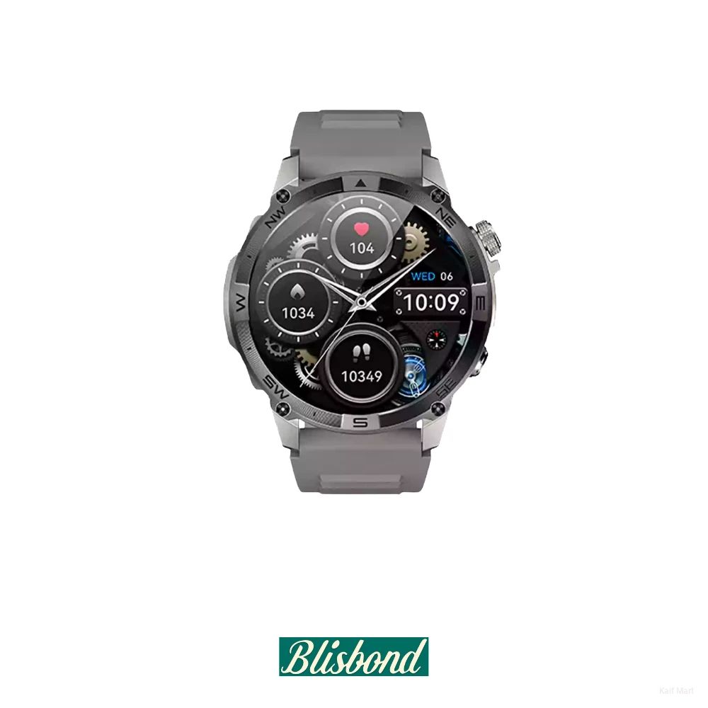 Blisbond Storm Rugged Smartwatch | Durable AMOLED & GPS Tracking