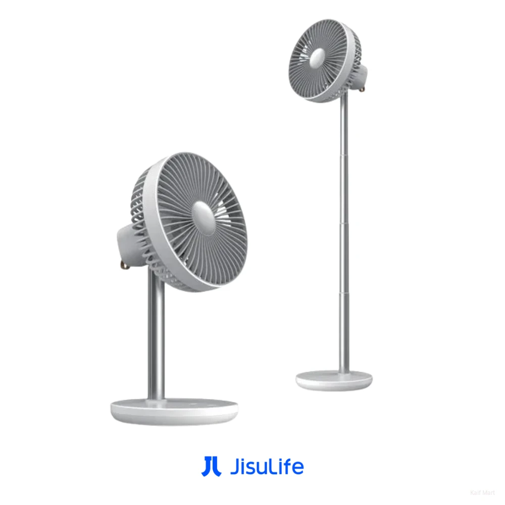 JISULIFE FA13P Updated Portable Fan | 8000mAh Battery | 120° Oscillation
