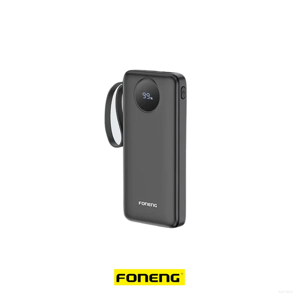 Foneng PX102 20,000mAh Power Bank | 22.5W Super-Fast Charge & 3 Outputs