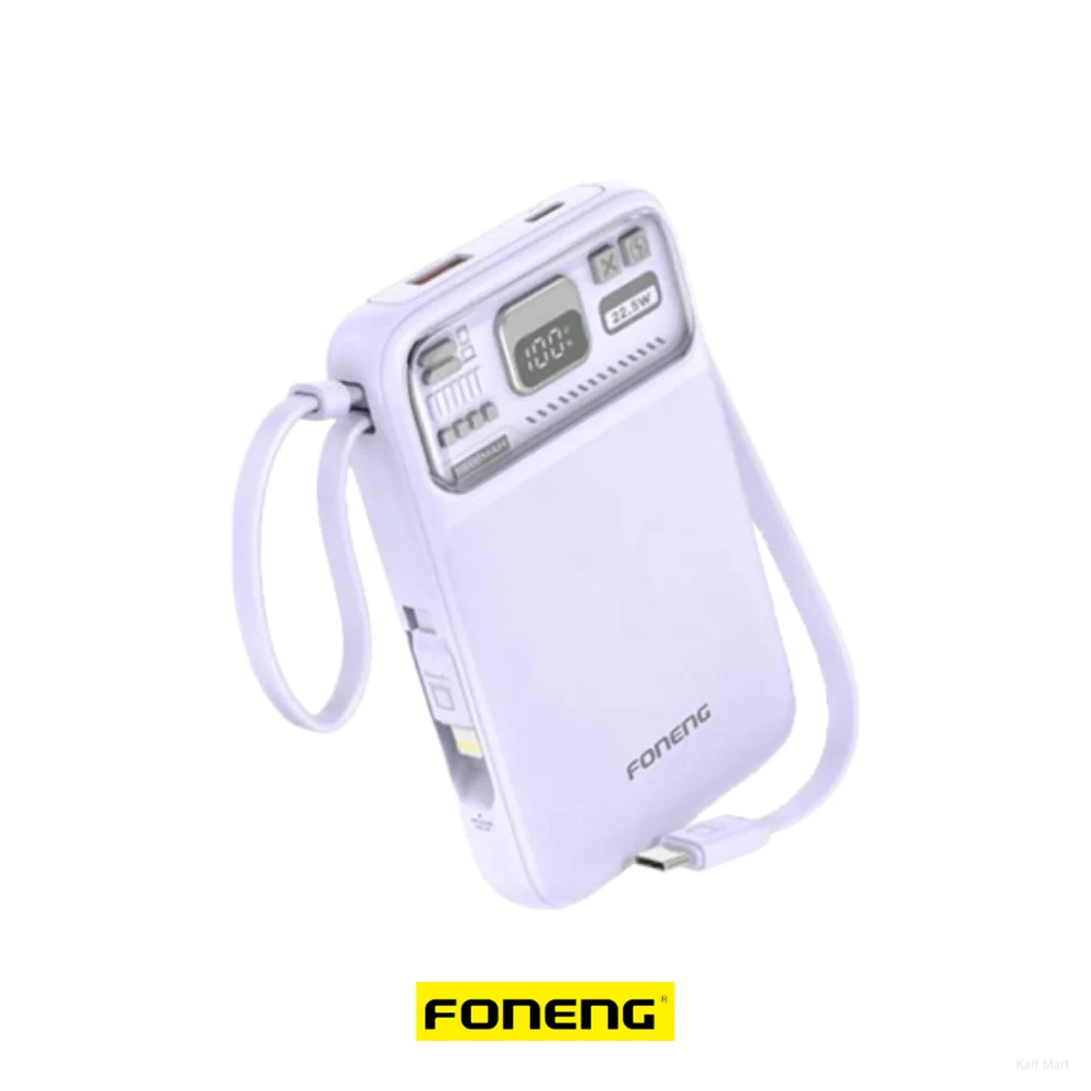 Foneng PX112 10,000mAh Magnetic Wireless Power Bank | 22.5W Fast Charge