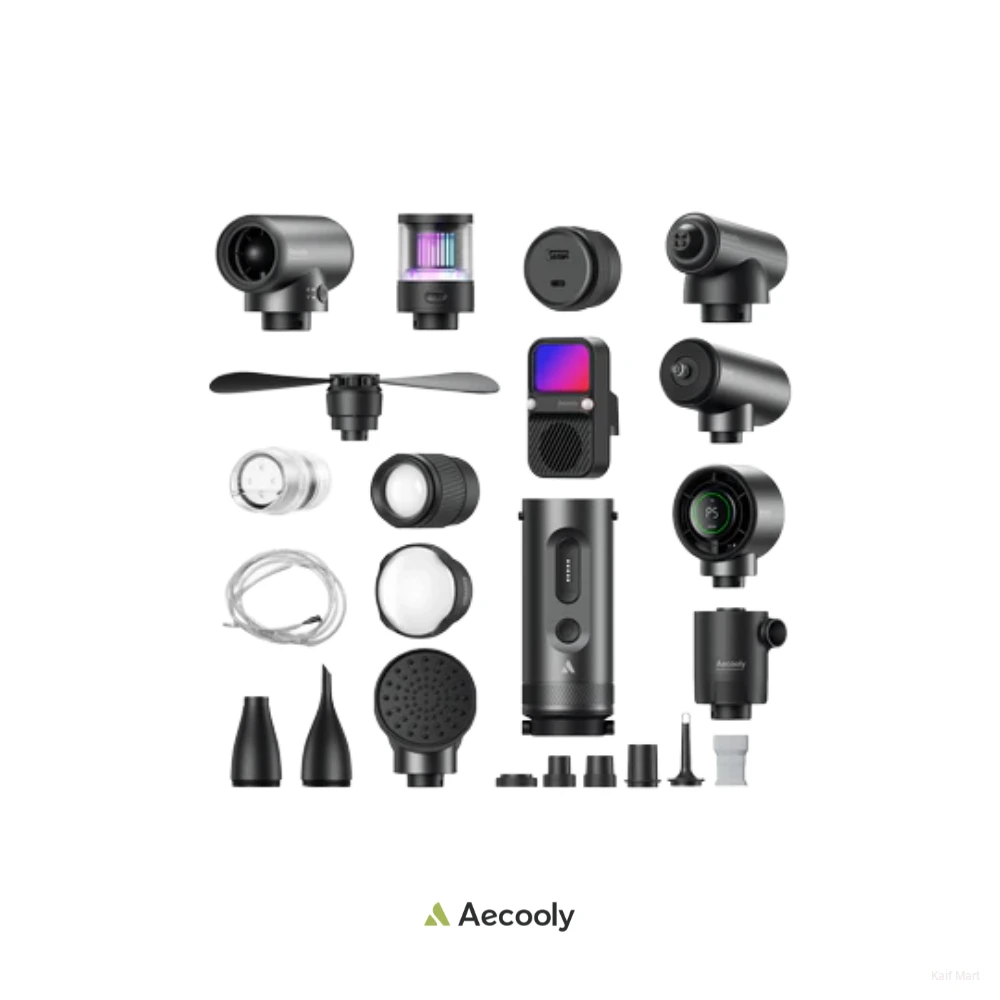 Aecooly CamperKit | 11-in-1 Modular Camping Tool | 80,000 RPM Jet Fan