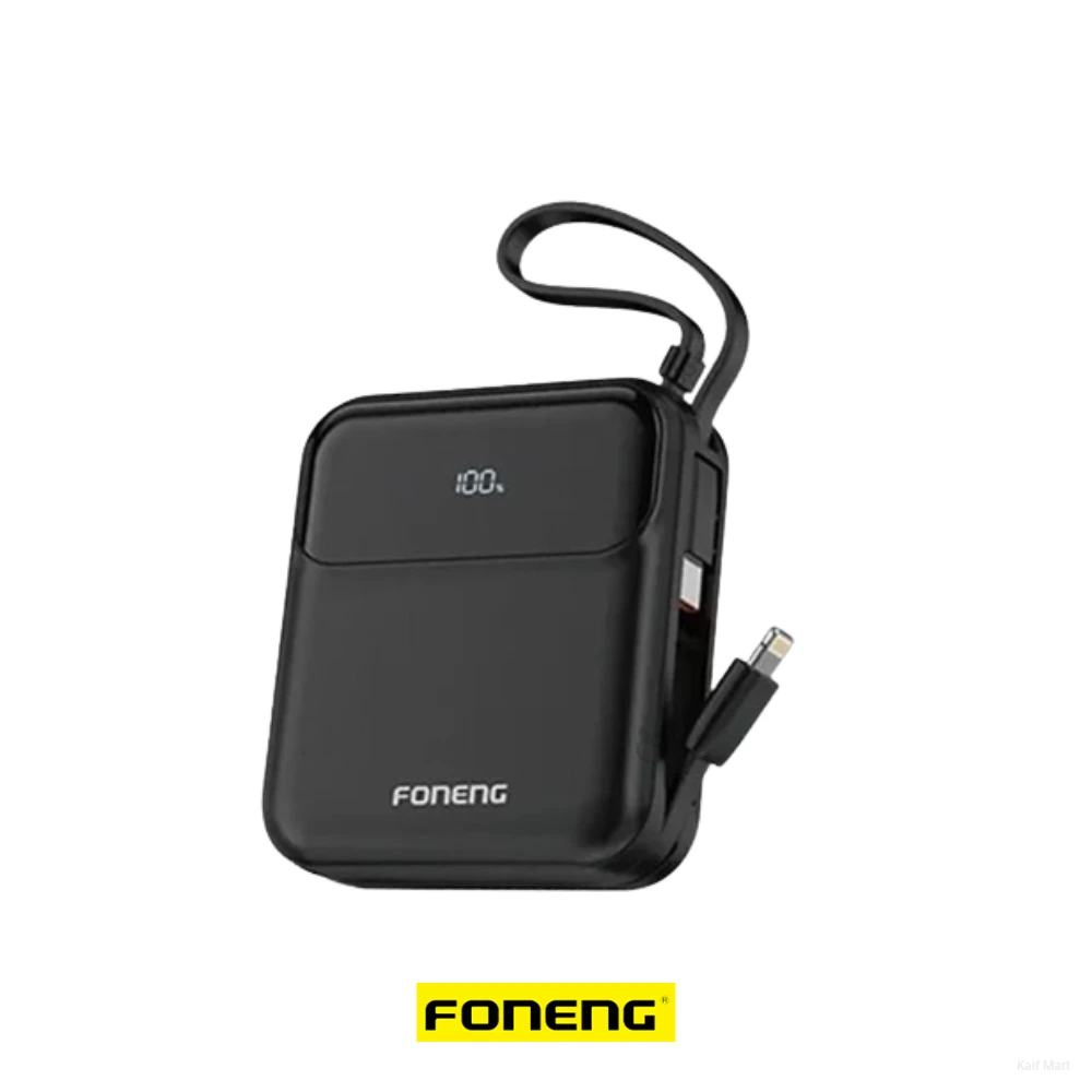 Foneng PX111 10,000mAh Mini Power Bank | 22.5W Super-Fast Charge