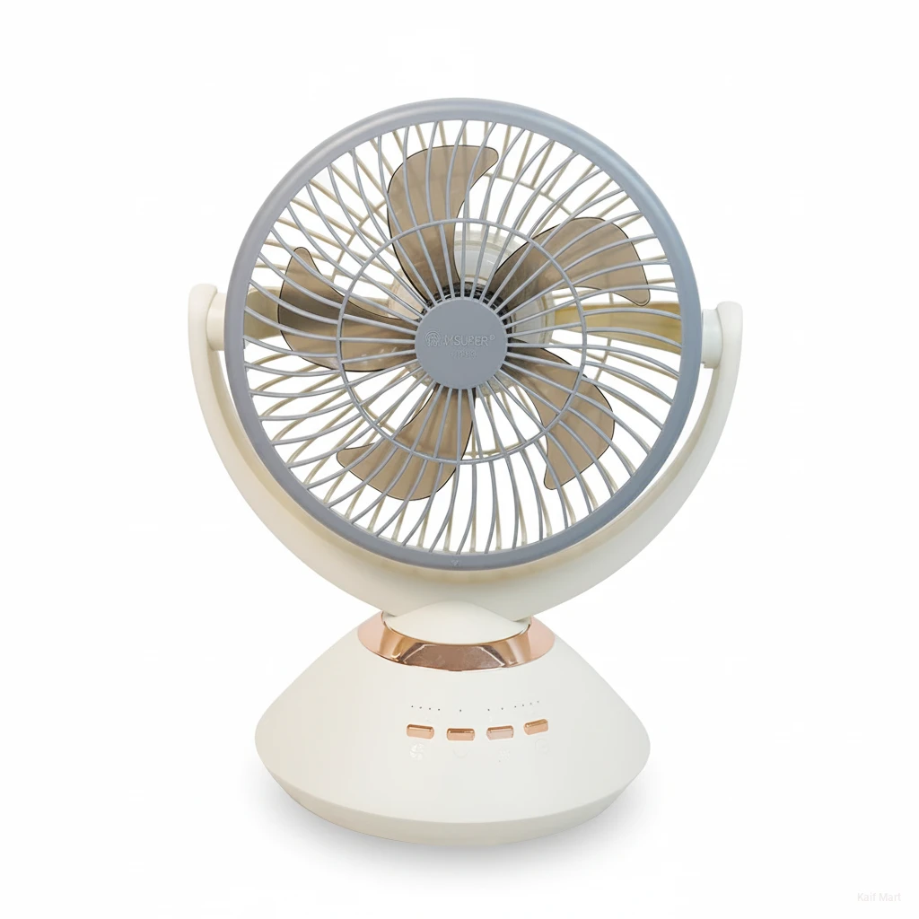 JYSUPER JY-2570 Fan rechargeable portable table fan 8000 mah Battery