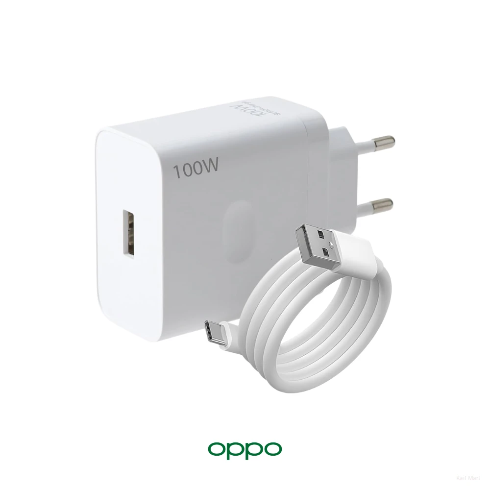 Oppo 100W SuperVOOC Dual Port GaN Charger | Original Flash Charging