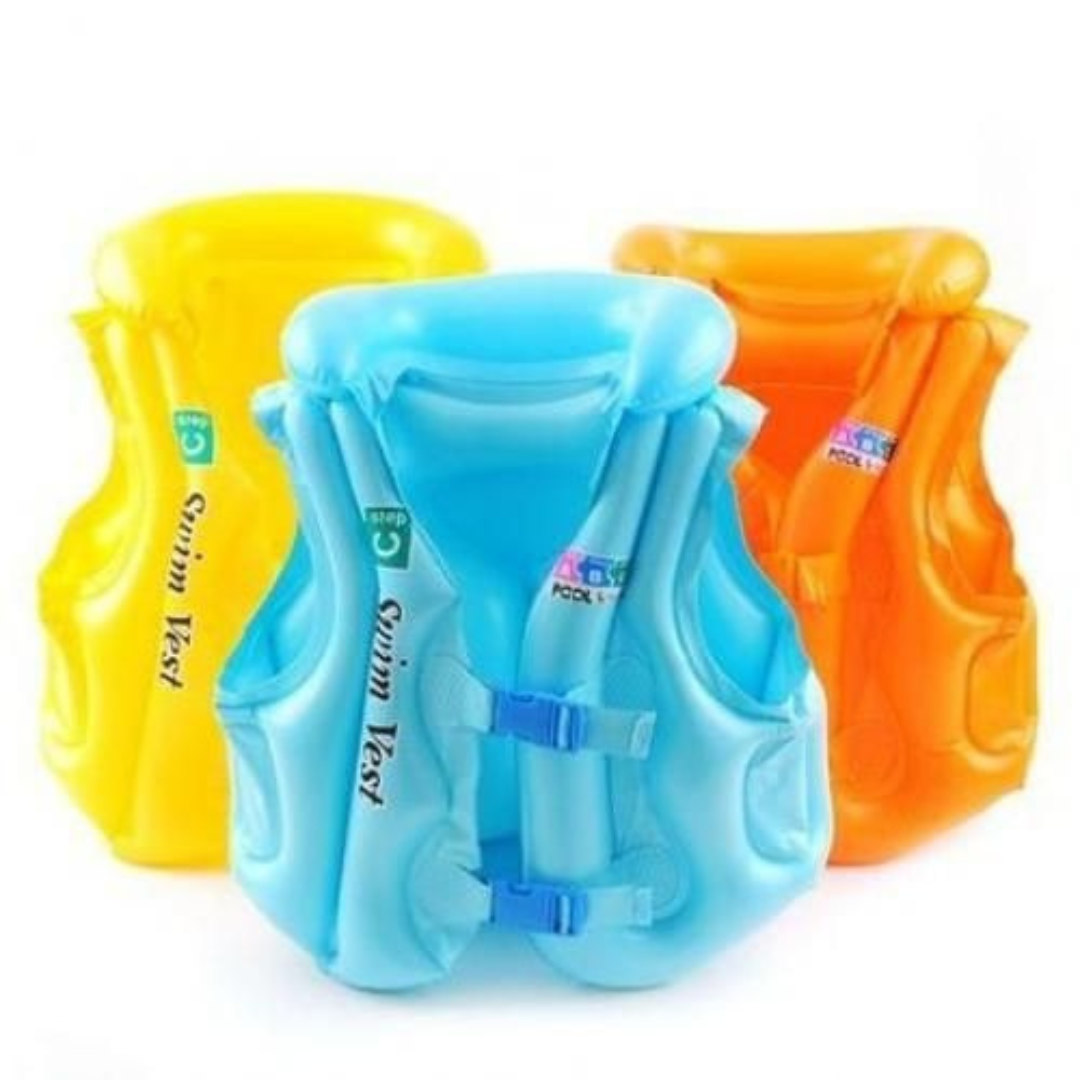 Plastic Swimming Vest Life Jacket for Kids Swimming Life Jacket for Boys and Girls