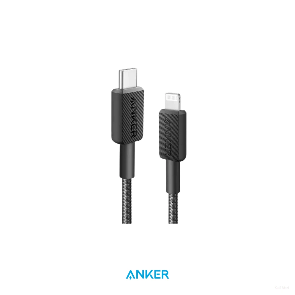 Anker 322 USB-C to Lightning Cable (3ft) | MFi-Certified Fast Charge