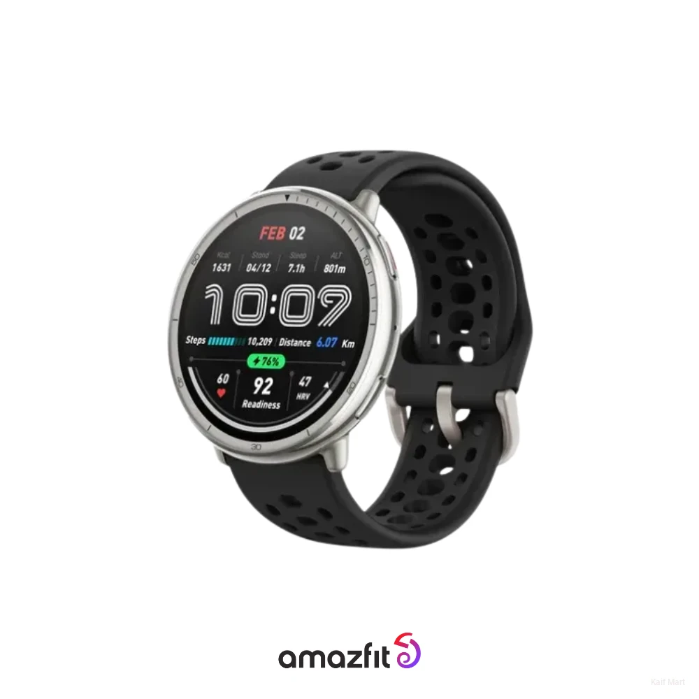 Amazfit Active 2 (Round) Smartwatch | 160+ Workout Modes & HD Display