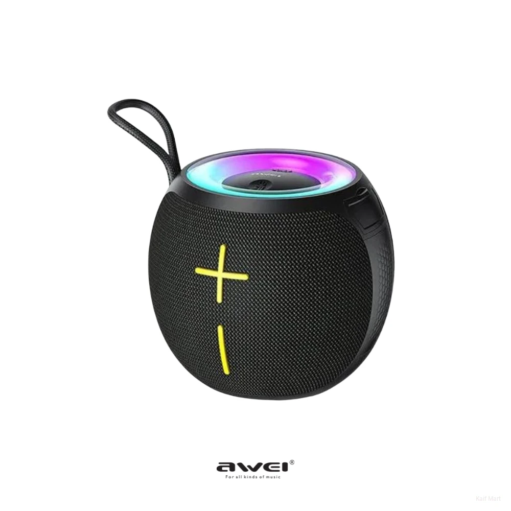 Awei KA19 Bluetooth Speaker | 12W 360° Surround Sound | RGB Light
