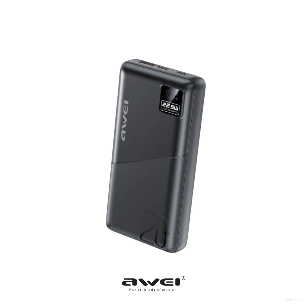 Awei PA-37 20000mAh Power Bank | 22.5W PD Super Fast Charging