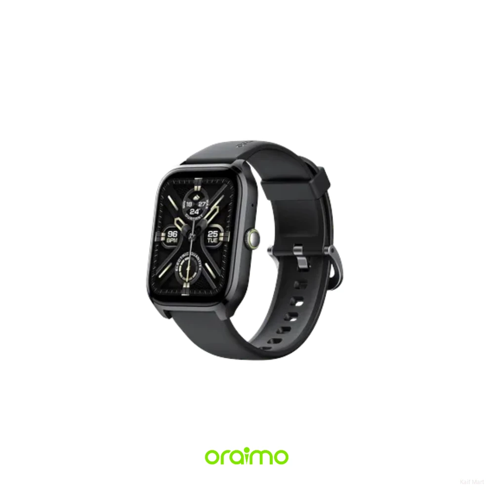 oraimo Watch Pro AM Smartwatch | AMOLED & AI-Crafted Watch Faces