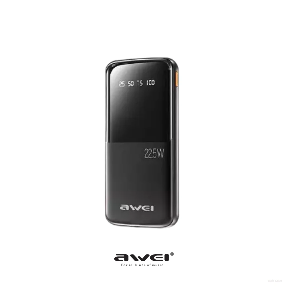 Awei P10K Power Bank | 10000mAh Ultra-Slim Portable Charger
