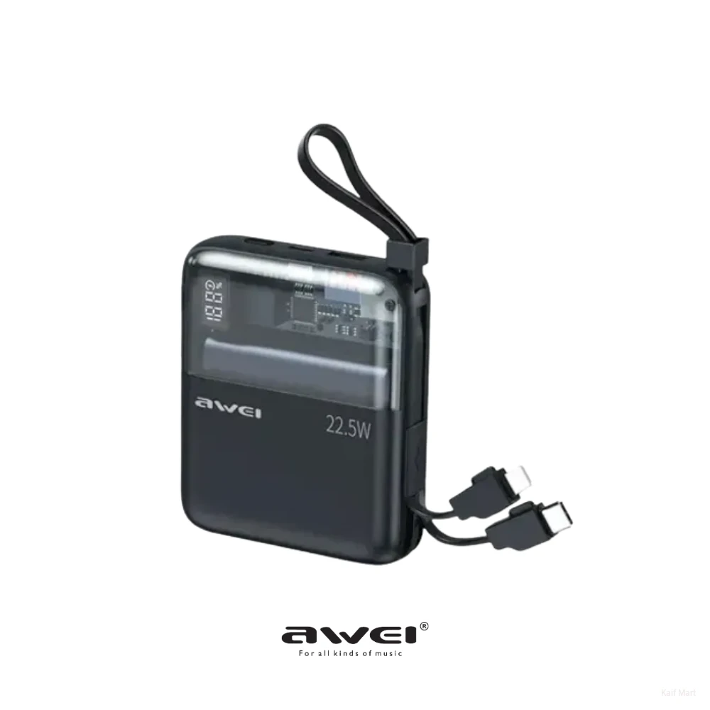 Awei P149K 10000mAh Power Bank | 22.5W Super Fast Charging