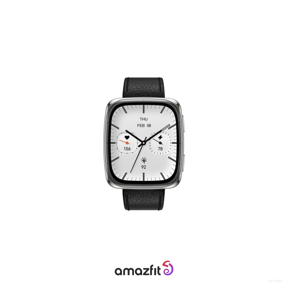 Amazfit Active 2 (Square) Premium | 1.75" Display & Dual Strap
