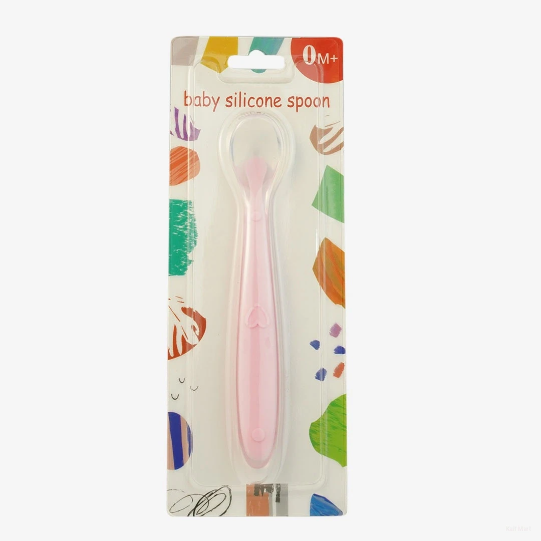 Baby Feeding Spoon Newborn Silicone Safe Spoon - 1 pcs