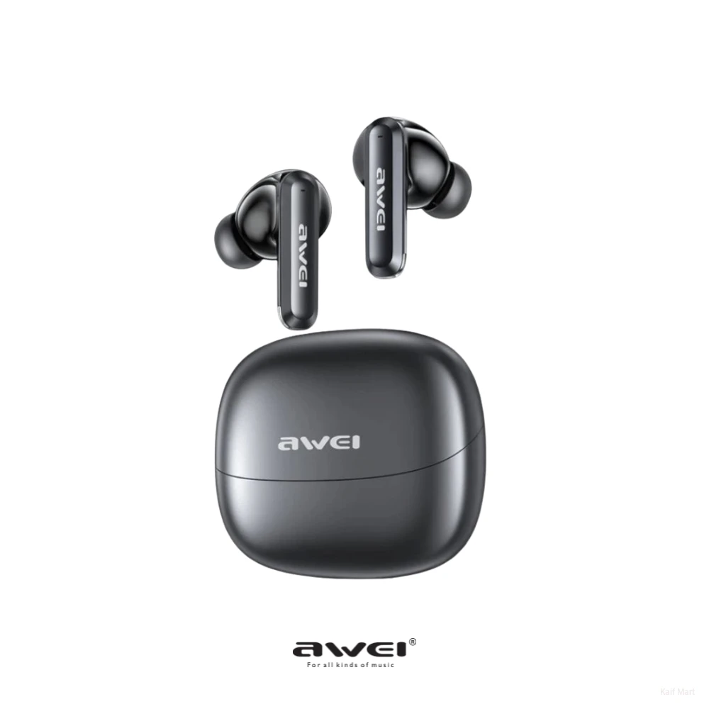 Awei T220 TWS Earbuds | ENC Noise Reduction & LED Display