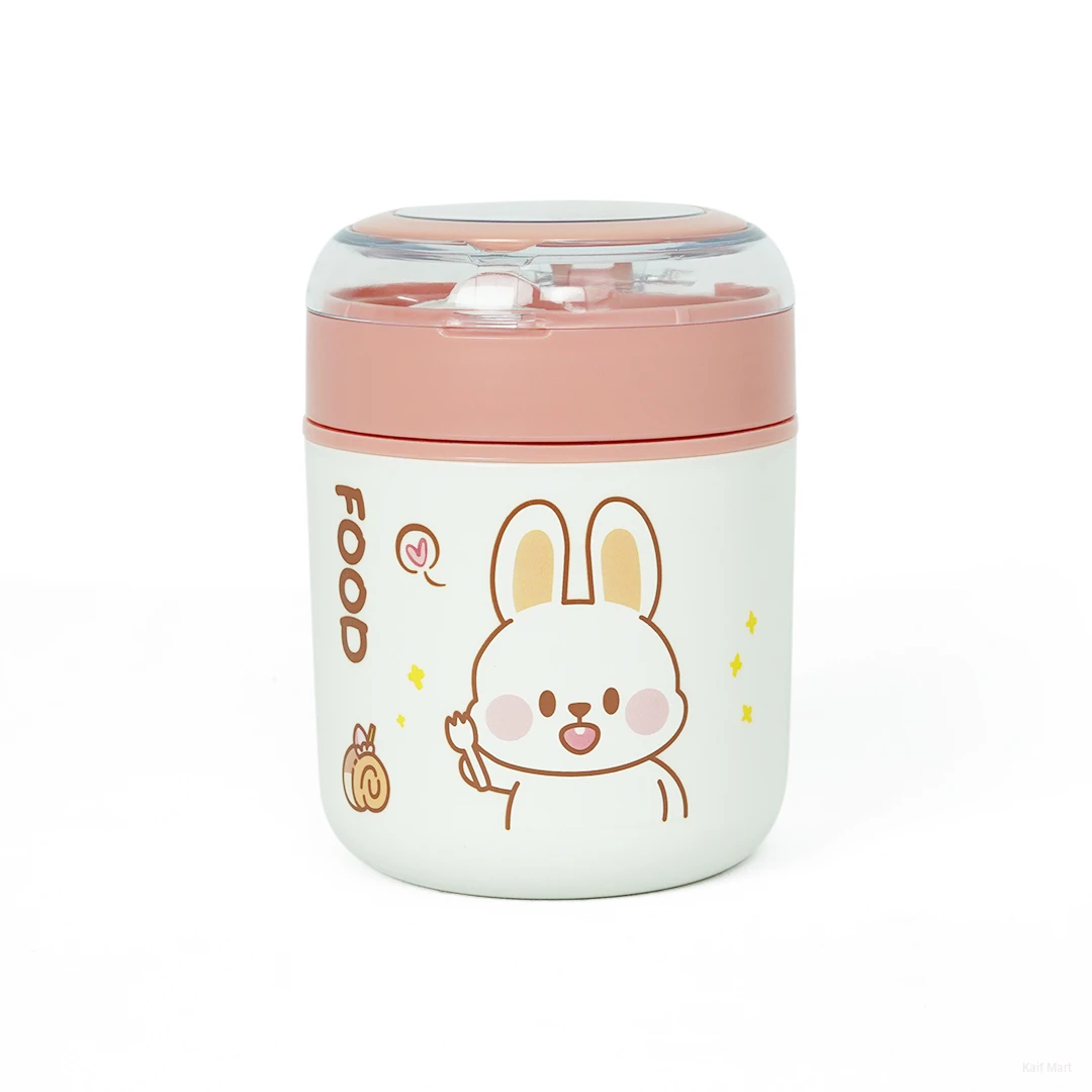 Tedemei Stainless Steel Insulated Soup Cup – Leakproof Cute Food Jar