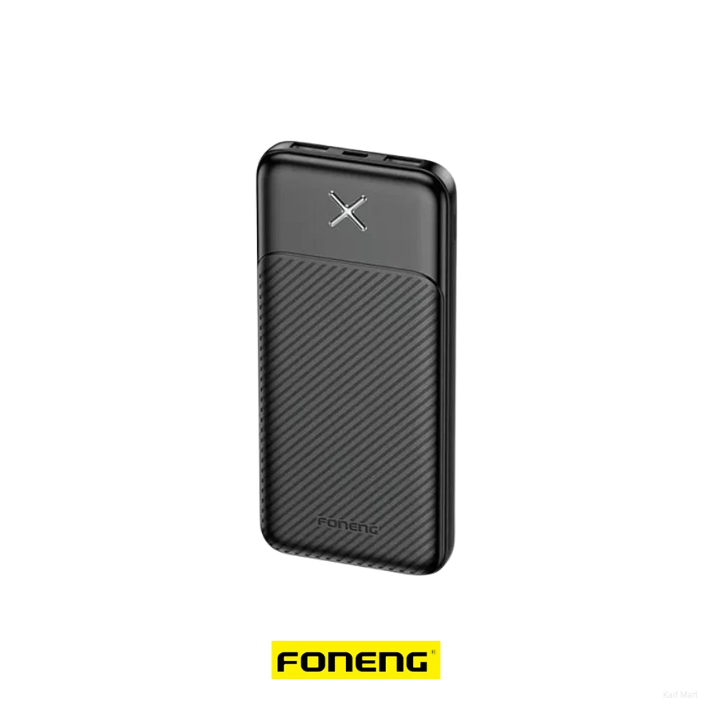 Foneng PX109 10,000mAh Portable Power Bank | Slim & Lightweight