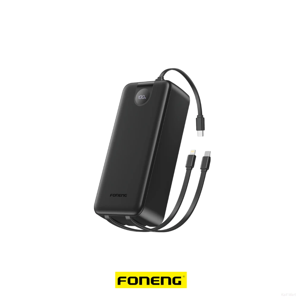 Foneng PX108 30,000mAh Power Bank | 22.5W Super-Fast Charging