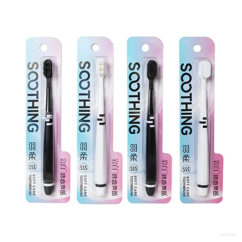 2 pcs Combo Extra Soft Toothbrush 10000 Bristle for Sensitive Gums