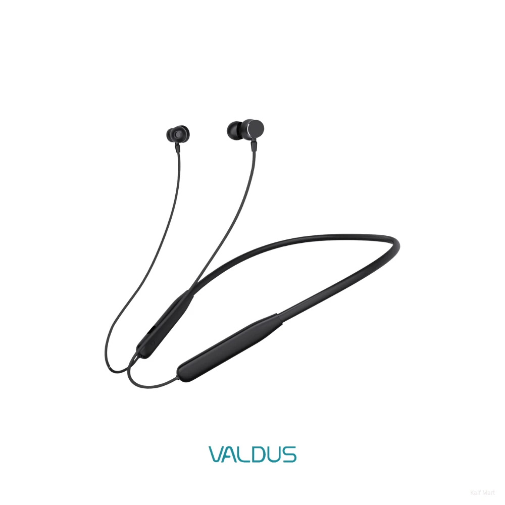 Valdus VS-65 Wireless Neckband | 100 Hours Playtime & LED Display