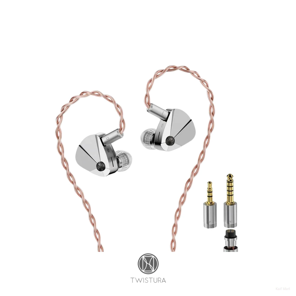 Twistura Beta Wired IEM 11mm Dynamic Driver Glass Diaphragm Earphones
