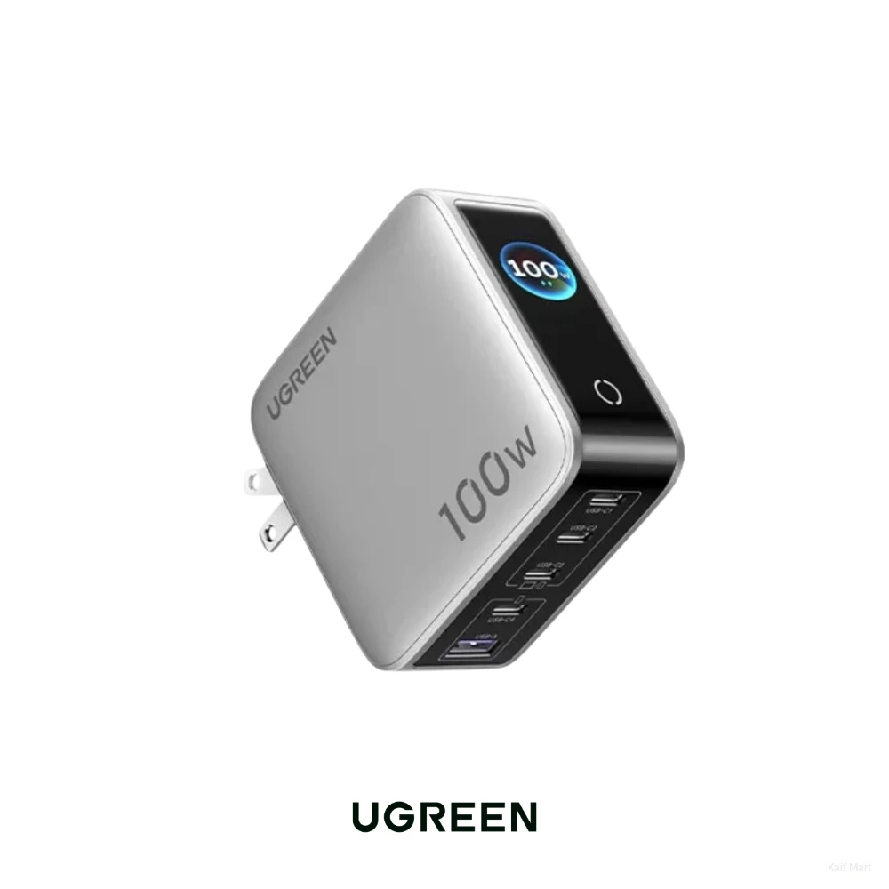 UGREEN X773 Nexode Pro 100W Smart Display Charger | 5-Port GaN Desktop Station