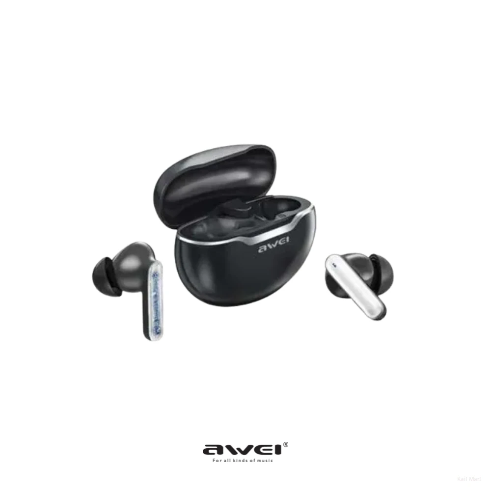 Awei T50 TWS Earbuds | DNS Noise Reduction & LED Display