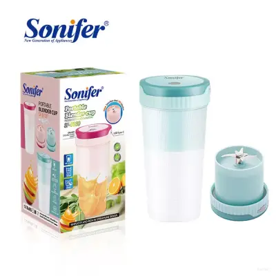 Sonifer SF-8130 Portable Blender Cup – 80W Rechargeable USB-C Smoothie Maker