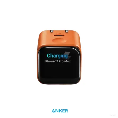 Anker Nano 45W GaN Charger (A121D) | Fast Charger with Smart Display