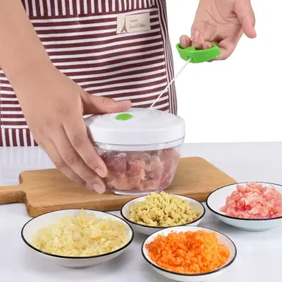 BELSCOOP Manual Hand Pull Food Chopper & Mincer