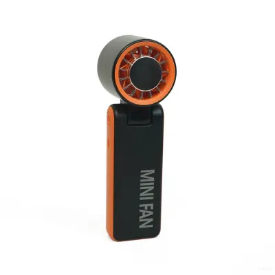 Mini Folding Portable Cooling 6000mAh Long-lasting Outdoor Handheld Fan for Home Office Desk Table Use