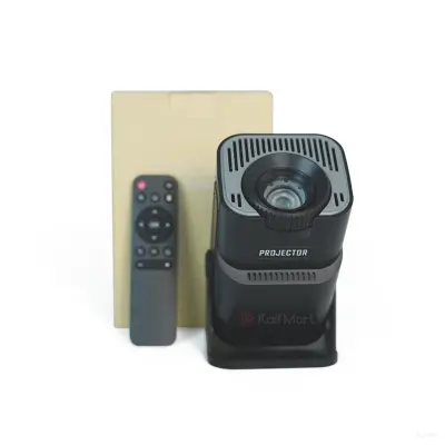 HY320 Mini Android Projector, 4K Support Portable Smart Projector with WiFi & Bluetooth