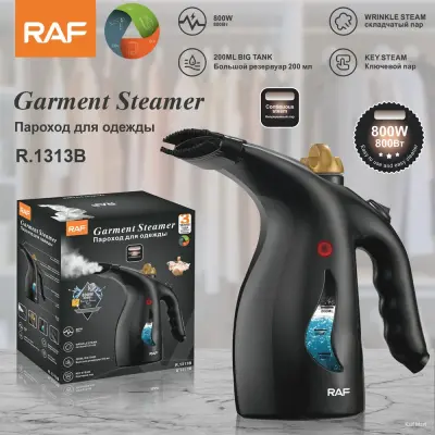 RAF Portable Steam Iron for Travel – R.1313 800W Handheld Garment Steamer, Fast Heat, Lightweight