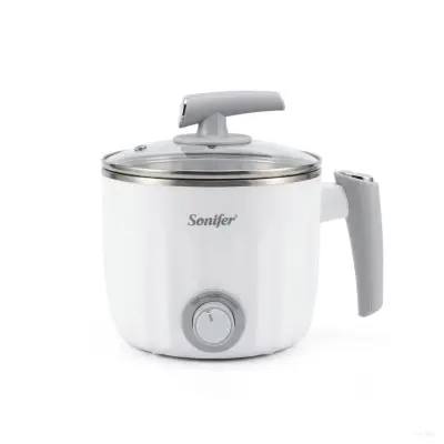Sonifer SF-1503 Multifunctional Electric Cooker – 1.2L 600W Stainless Steel Multi Pot