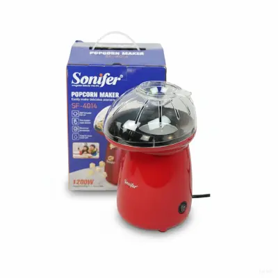 Sonifer SF-4014 Electric Mini Popcorn Machine (1200W) – Oil-Free Hot Air Popcorn Maker for Home Theater & Kitchen