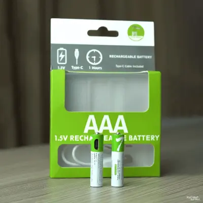 XZENERGY 1.5V AAA Lithium Rechargeable Battery with Type-C Charging Port (750mWh) - Best AAA Rechargeable Battery Price in Bangladesh